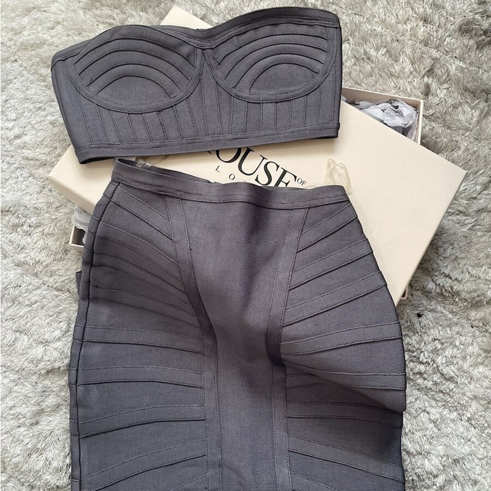 House of CB Skirt Set Bandage 2 Piece Dress